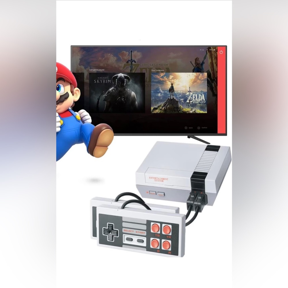 Christmas Gift Plug & Play Classic Handheld Game console, Game Console 620 Games